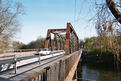 Nedlitzer Südbrücke - Behelfsbrücke